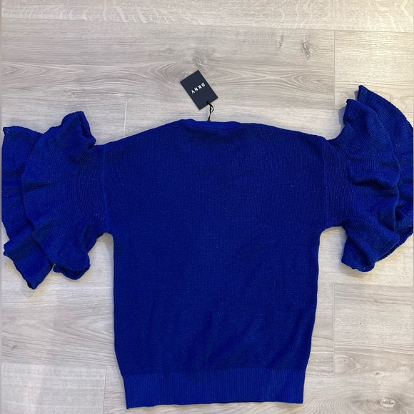DKNY cobalt blue shimmer sweater - NWT - Picture 4 of 4